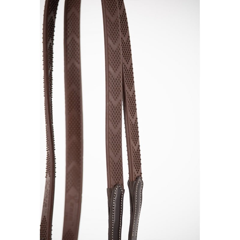 Pénélope Leather Howlett Reins - Havana - Pénélope - Equiluxe Tack