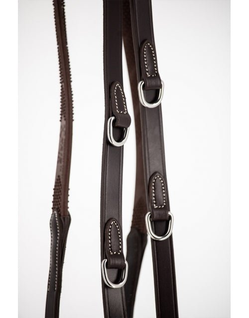 Pénélope Leather Howlett Reins - Havana - Pénélope - Equiluxe Tack