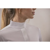 Pénélope Long Sleeve Las Honey Show Polo Shirt - White - Pénélope - Equiluxe Tack