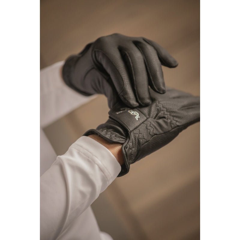Pénélope Lyoni Riding Gloves - Black - Pénélope - Equiluxe Tack