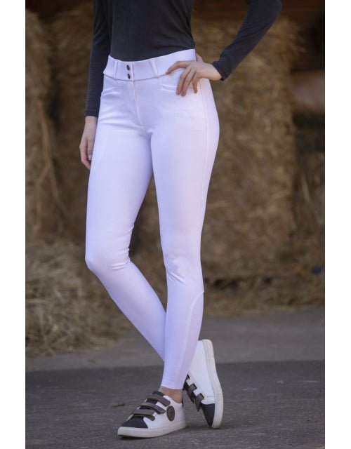 Pénélope Majestic Breeches - White - Pénélope - Equiluxe Tack