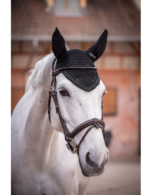 Pénélope New Strass Fly Veil - Black - Pénélope - Equiluxe Tack