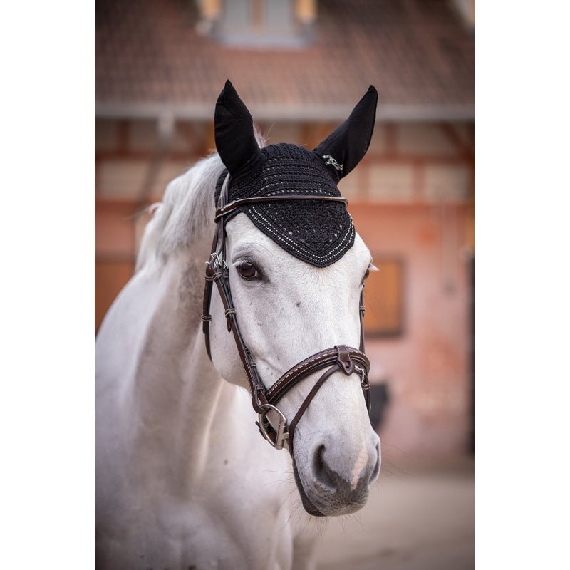 Pénélope New Strass Fly Veil - Black - Pénélope - Equiluxe Tack