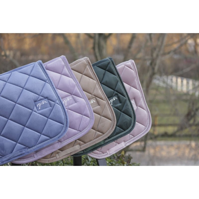 Pénélope New Strass Saddle Pad - Dark Green - Pénélope - Equiluxe Tack