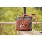 Pénélope Pablito Bag Large Model - Chevron & Brandy - Pénélope - Equiluxe Tack