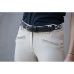 Pénélope Pearl Belt - Black & White - Pénélope - Equiluxe Tack