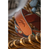 Pénélope Pearl Belt - Brandy & Turquoise - Pénélope - Equiluxe Tack