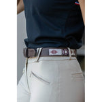 Pénélope Pearl Belt - Havana & Pink - Pénélope - Equiluxe Tack