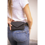 Pénélope Perforated New Phone Pocket - Black - Pénélope - Equiluxe Tack