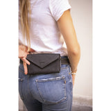 Pénélope Perforated New Phone Pocket - Black - Pénélope - Equiluxe Tack