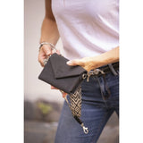 Pénélope Perforated New Phone Pocket - Black - Pénélope - Equiluxe Tack
