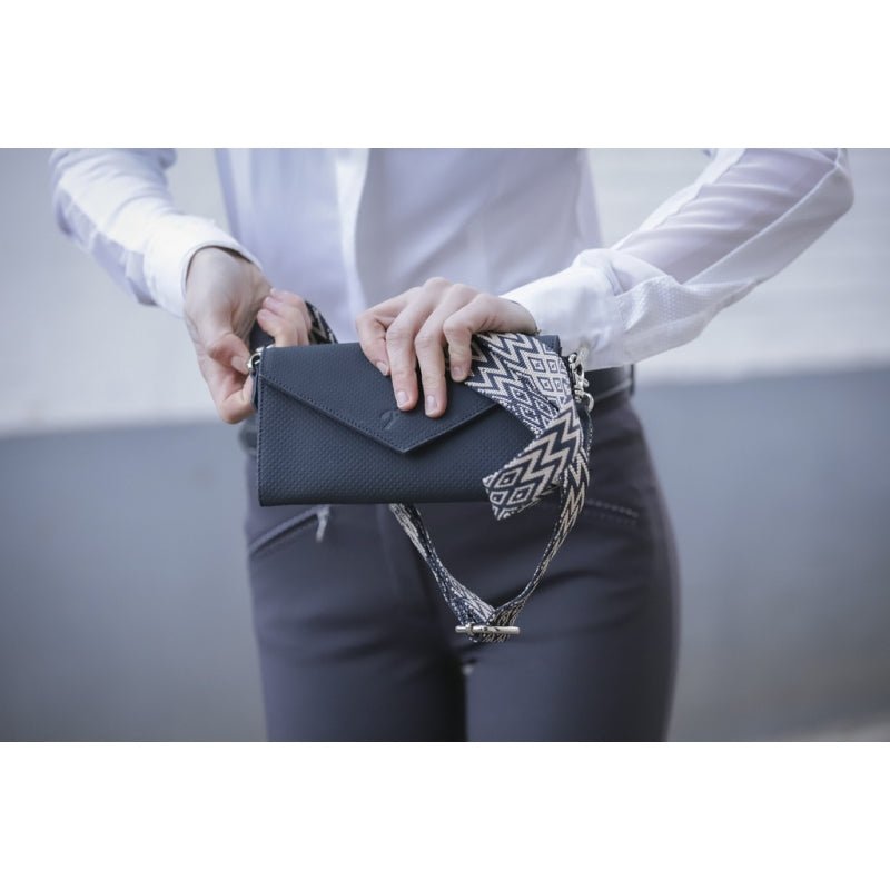 Pénélope Perforated New Phone Pocket - Navy - Pénélope - Equiluxe Tack
