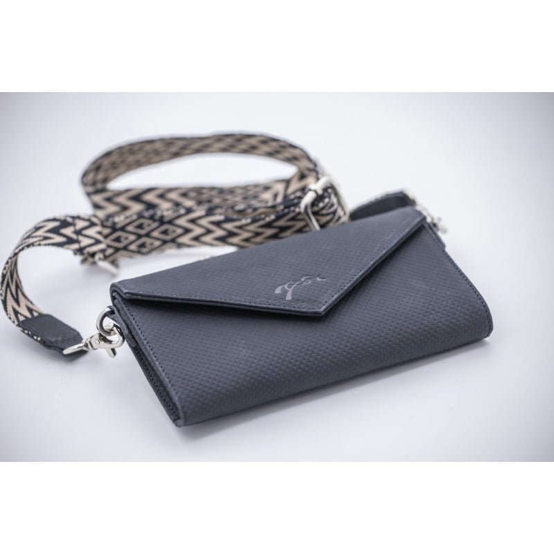Pénélope Perforated New Phone Pocket - Navy - Pénélope - Equiluxe Tack
