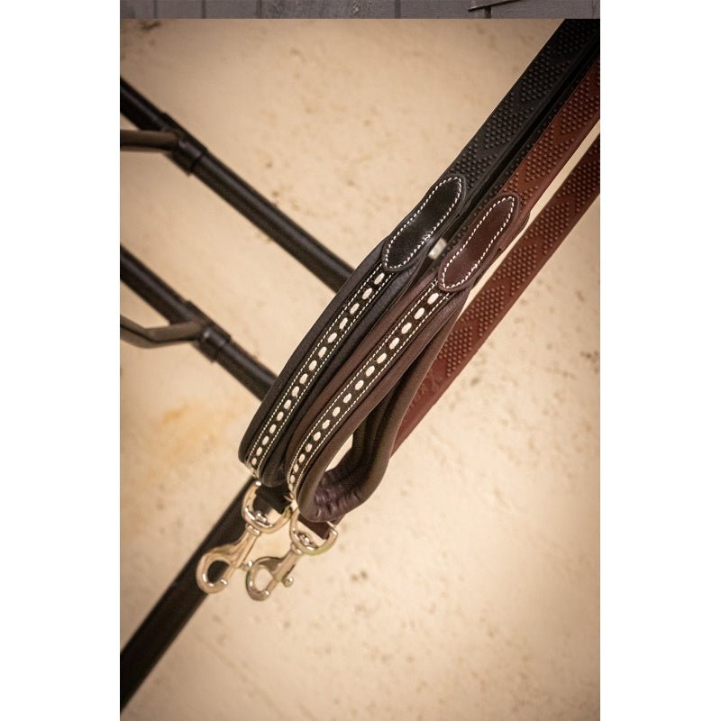Pénélope Rubber Dog Leash - Black - Pénélope - Equiluxe Tack
