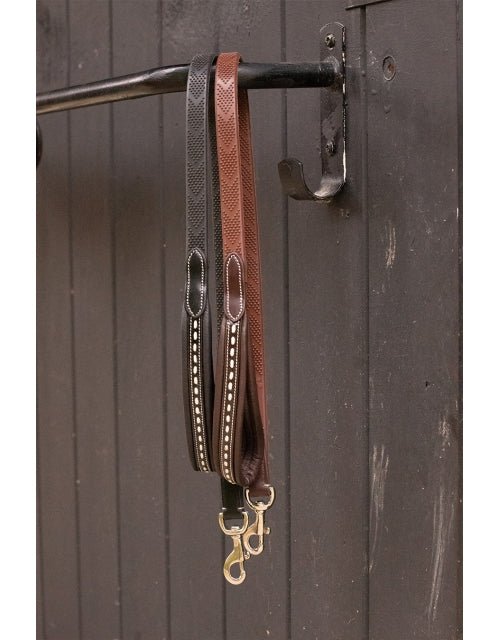 Pénélope Rubber Dog Leash - Black - Pénélope - Equiluxe Tack