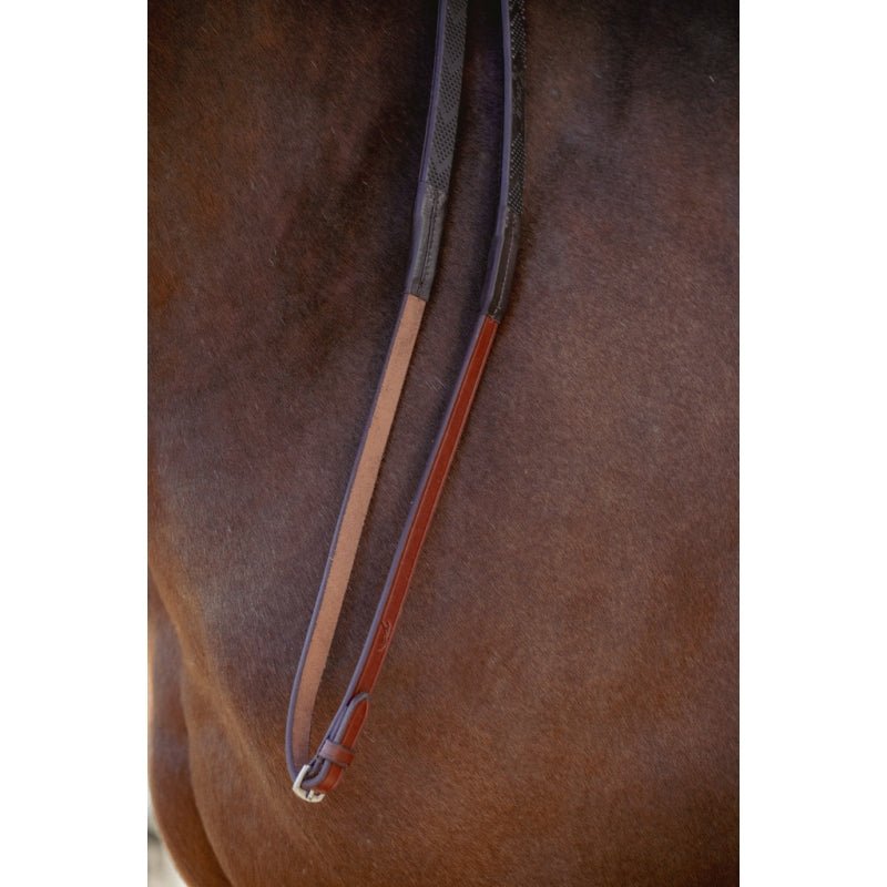 Pénélope Rubber US Reins - Hazelnut - Pénélope - Equiluxe Tack
