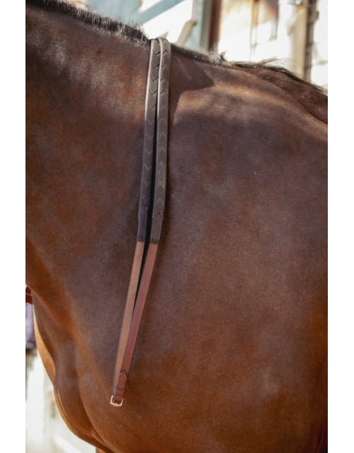 Pénélope Rubber US Reins - Hazelnut - Pénélope - Equiluxe Tack