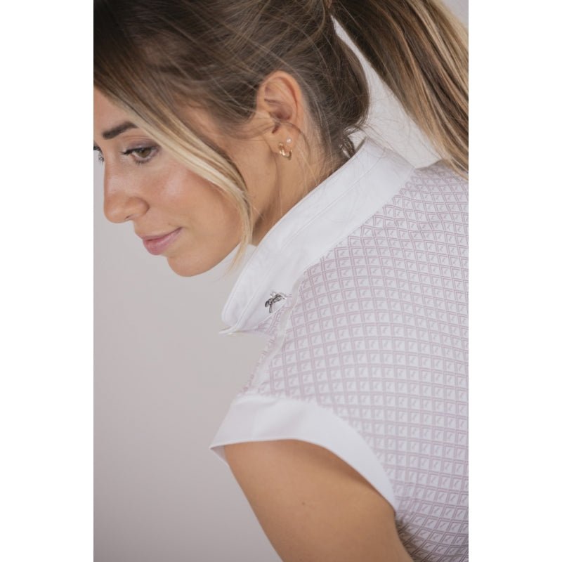 Pénélope Seville Competition Polo Shirt - Pink - Pénélope - Equiluxe Tack
