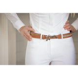 Pénélope Signature Strass Belt - Cognac - Pénélope - Equiluxe Tack
