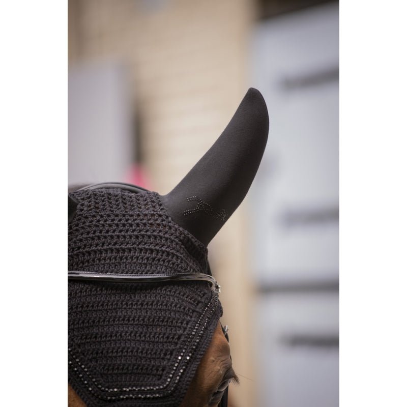 Pénélope Soundless Strass Fly Veil - Black - Pénélope - Equiluxe Tack