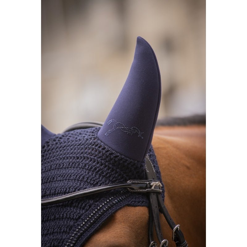 Pénélope Soundless Strass Fly Veil - Navy - Pénélope - Equiluxe Tack