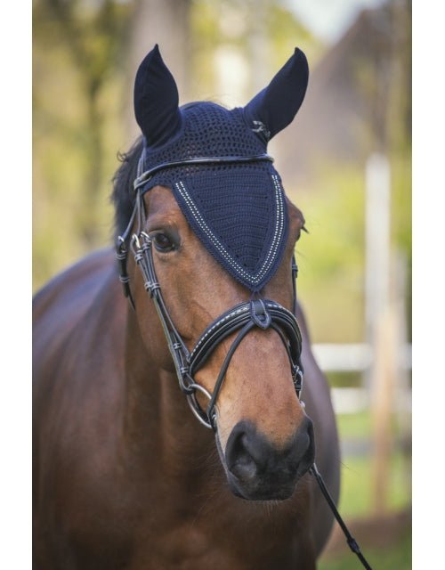 Pénélope Strass Long Fly Veil - Navy - Pénélope - Equiluxe Tack
