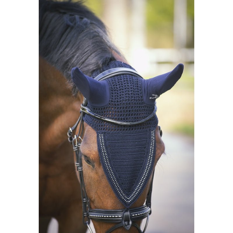 Pénélope Strass Long Fly Veil - Navy - Pénélope - Equiluxe Tack