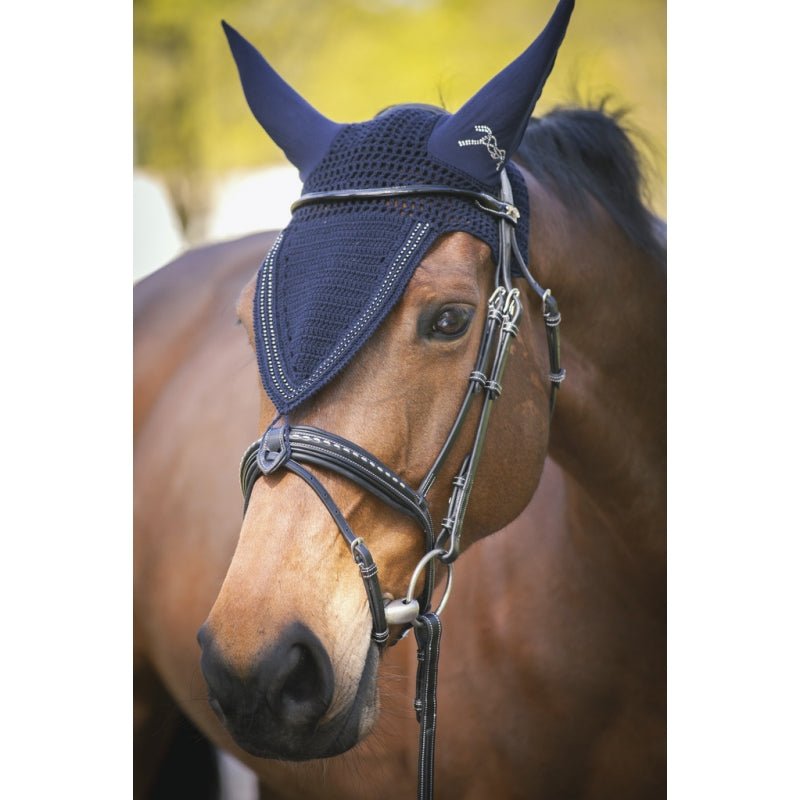 Pénélope Strass Long Fly Veil - Navy - Pénélope - Equiluxe Tack