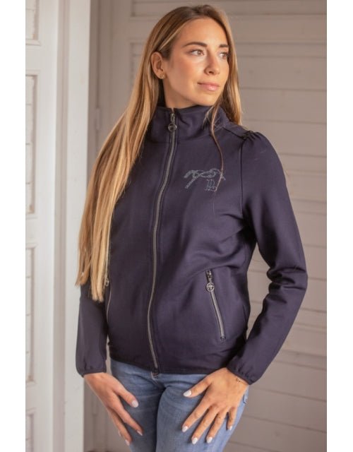 Pénélope Tweeny Strass Jacket - Navy - Pénélope - Equiluxe Tack