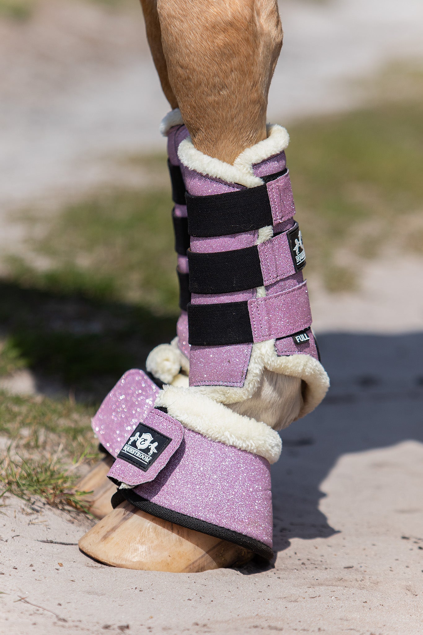 Pink Mist Brushing Boots - Equestroom - Equiluxe Tack