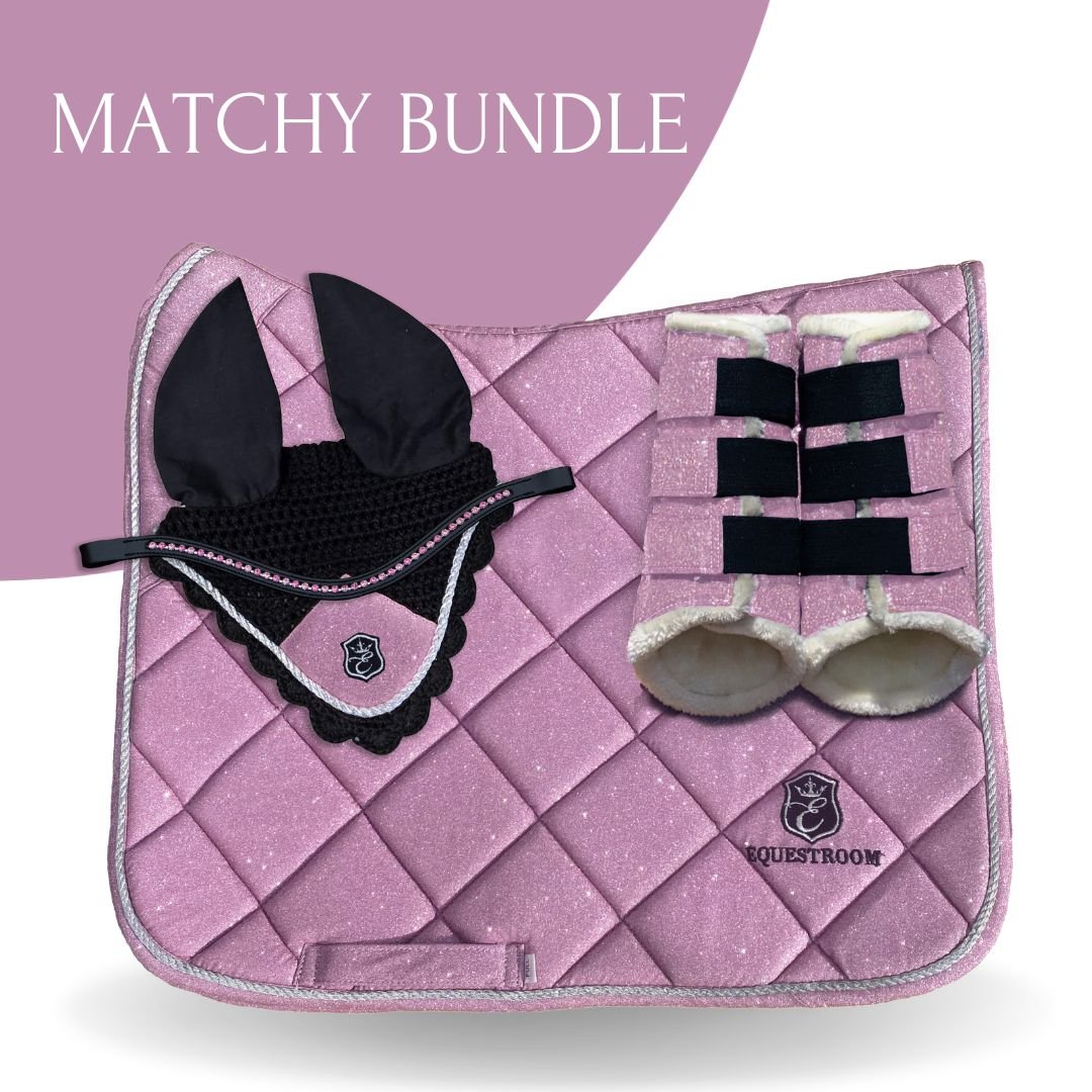 Pink Mist Saddle Pad Set - Equestroom - Equiluxe Tack