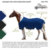 Poly Cotton Stable Sheet - Kensington Protective - Equiluxe Tack