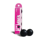 Pomms Smooth Style Ear Plugs - Black - Equiluxe Tack - Equiluxe Tack