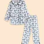 Ponyland Long Sleeve | Be Mine Blue | Children's PJ'S - Rönner - Equiluxe Tack