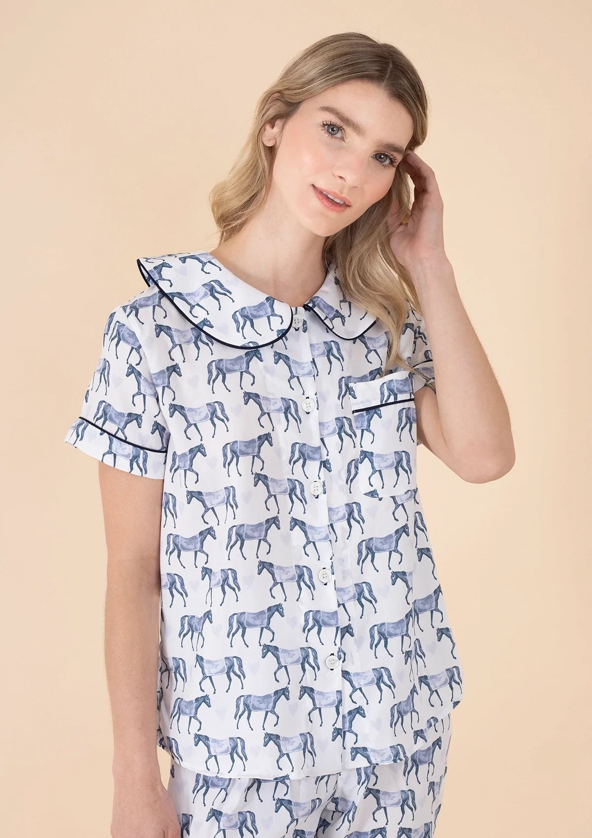 Ponyland PJ'S Set | Be Mine Blue | Equestrian Sleepwear Collection - Rönner - Equiluxe Tack