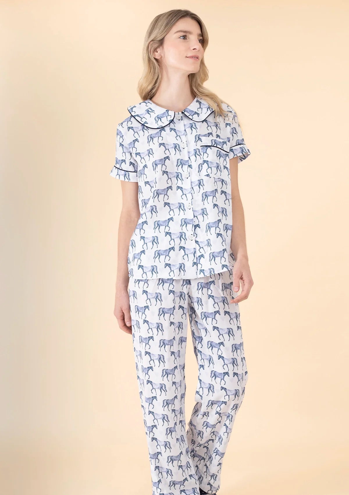 Ponyland PJ'S Set | Be Mine Blue | Equestrian Sleepwear Collection - Rönner - Equiluxe Tack