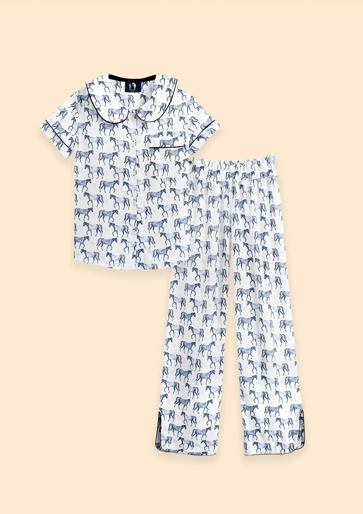 Ponyland PJ'S Set | Be Mine Blue | Equestrian Sleepwear Collection - Rönner - Equiluxe Tack