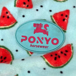 Ponyo Horsewear Juicy Watermelon Fleece Cooler - Ponyo Horsewear - Equiluxe Tack