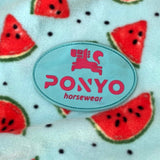 Ponyo Horsewear Juicy Watermelon Fleece Cooler - Ponyo Horsewear - Equiluxe Tack