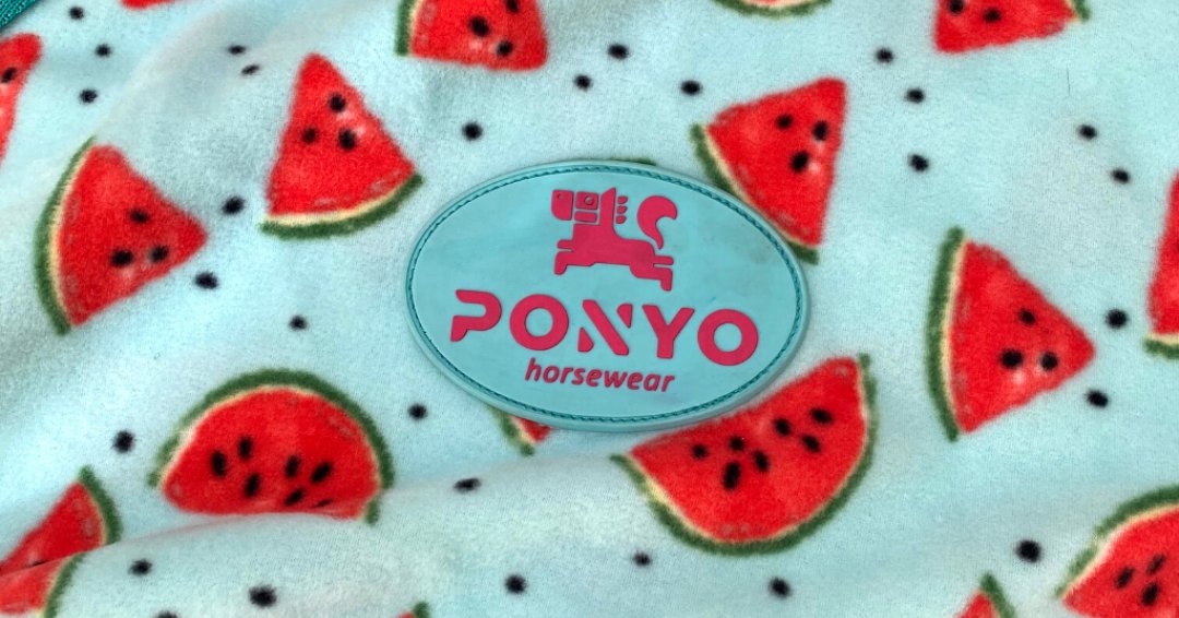 Ponyo Horsewear Juicy Watermelon Fleece Cooler - Ponyo Horsewear - Equiluxe Tack