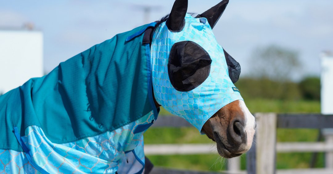 Ponyo Horsewear Oh My Mermaid Fly Mask - Ponyo Horsewear - Equiluxe Tack