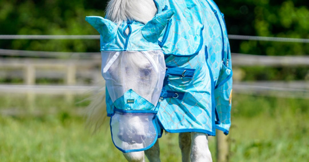 Ponyo Horsewear Oh My Mermaid Fly Mask - Ponyo Horsewear - Equiluxe Tack