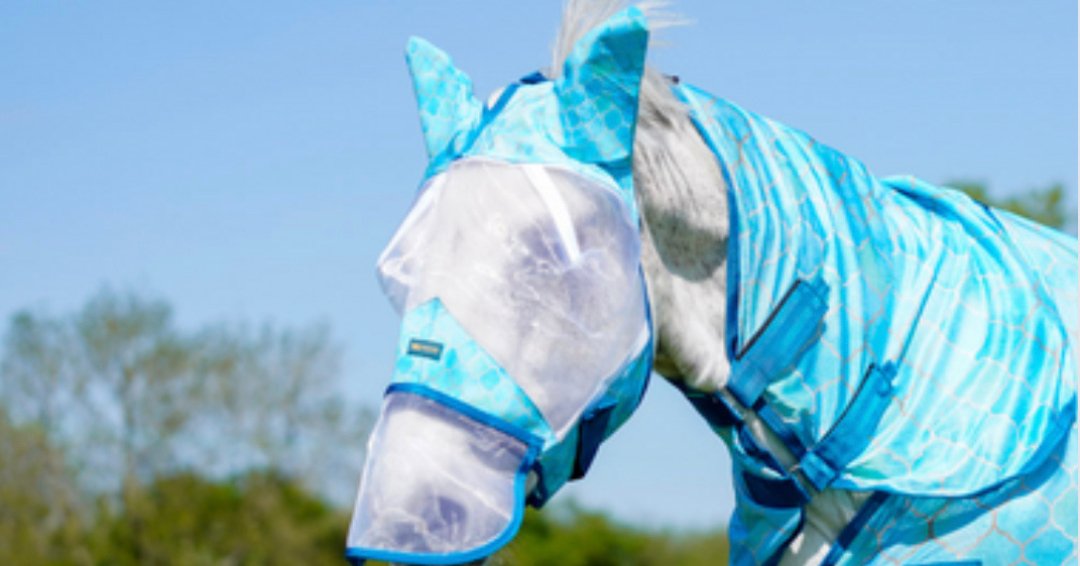 Ponyo Horsewear Oh My Mermaid Fly Mask - Ponyo Horsewear - Equiluxe Tack