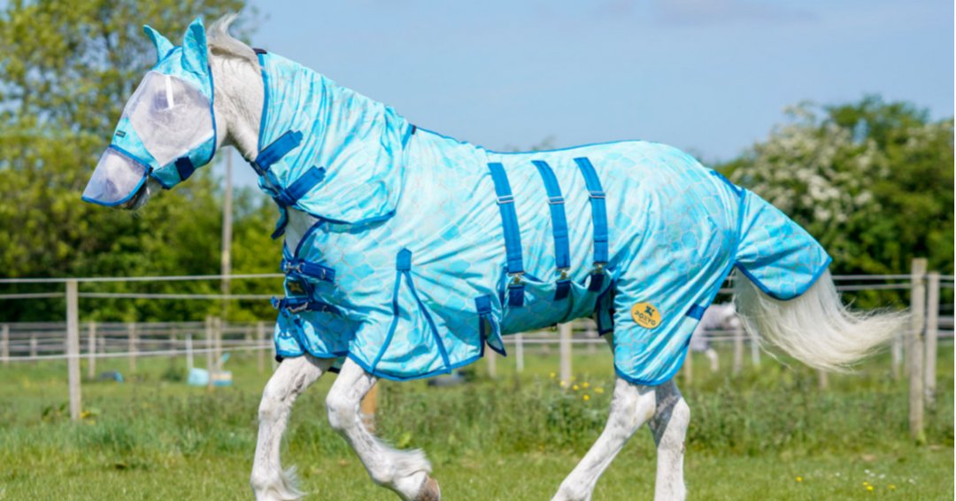 Ponyo Horsewear Oh My Mermaid Fly Sheet - Ponyo Horsewear - Equiluxe Tack