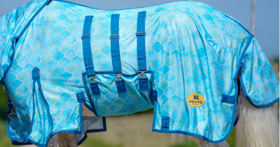 Ponyo Horsewear Oh My Mermaid Fly Sheet - Ponyo Horsewear - Equiluxe Tack