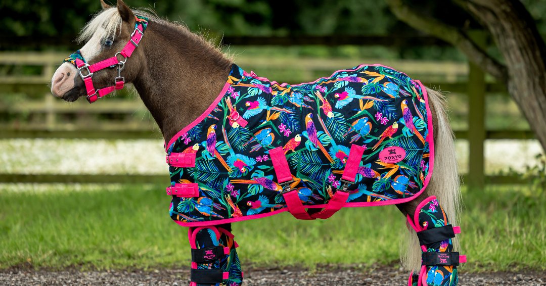 Ponyo Horsewear Pretty Polly Fleece Cooler - Ponyo Horsewear - Equiluxe Tack