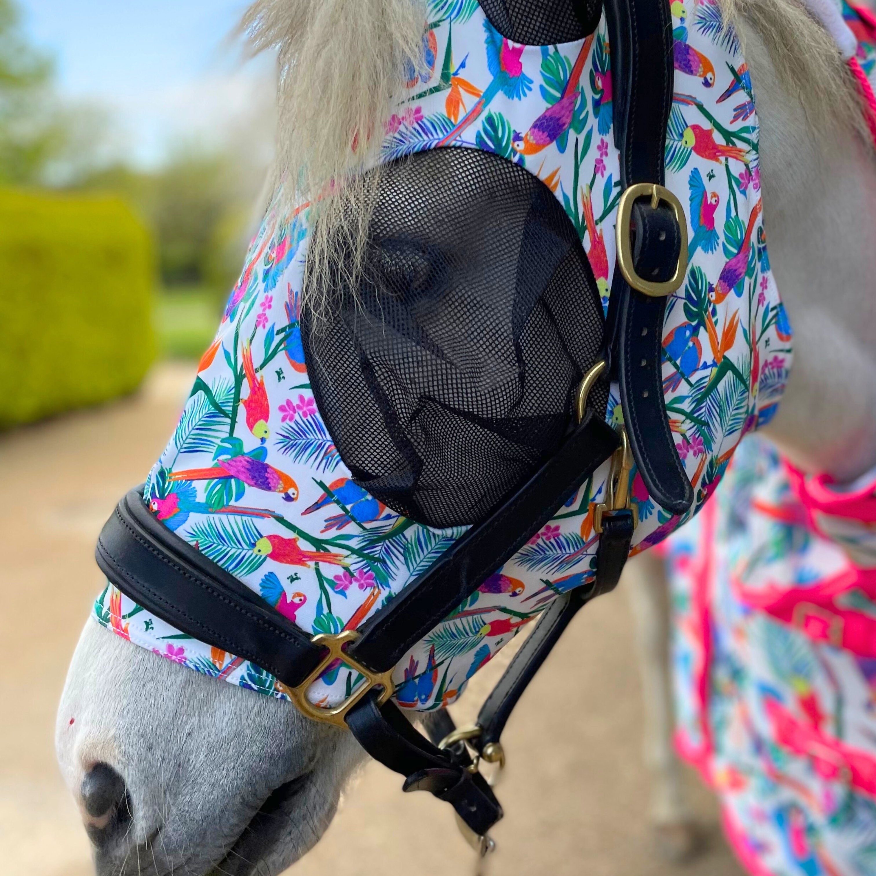 Ponyo Horsewear Pretty Polly Fly Mask - Ponyo Horsewear - Equiluxe Tack