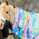 Ponyo Horsewear Rainbow Hearts No Fill Turnout Blanket - Ponyo Horsewear - Equiluxe Tack