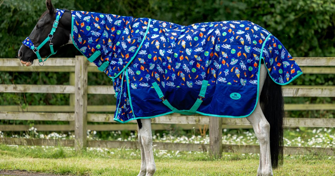 Ponyo Horsewear Space Adventurer Stable Blanket - Ponyo Horsewear - Equiluxe Tack