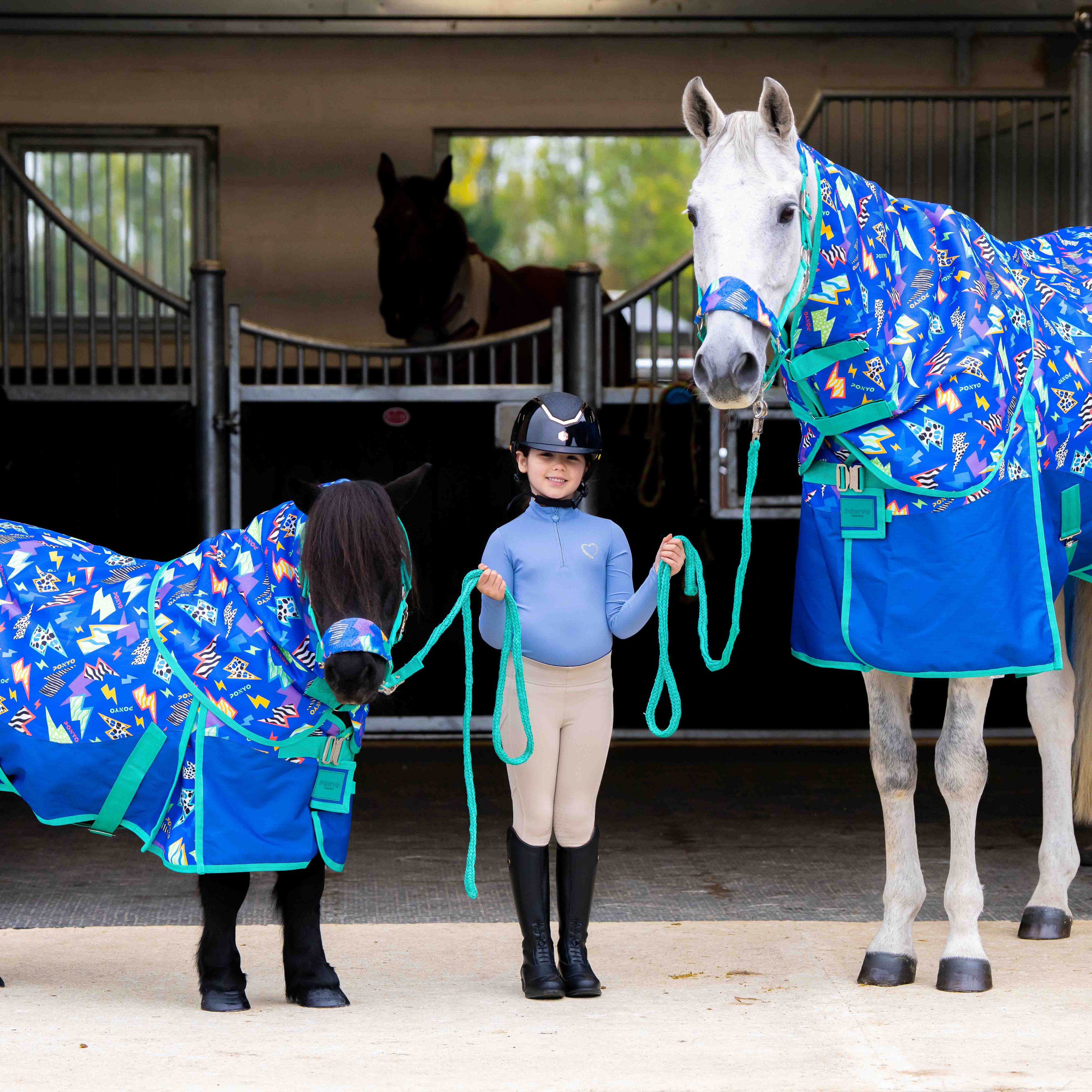 Ponyo Horsewear Thunderstruck Turnout Rug - Ponyo Horsewear - Equiluxe Tack